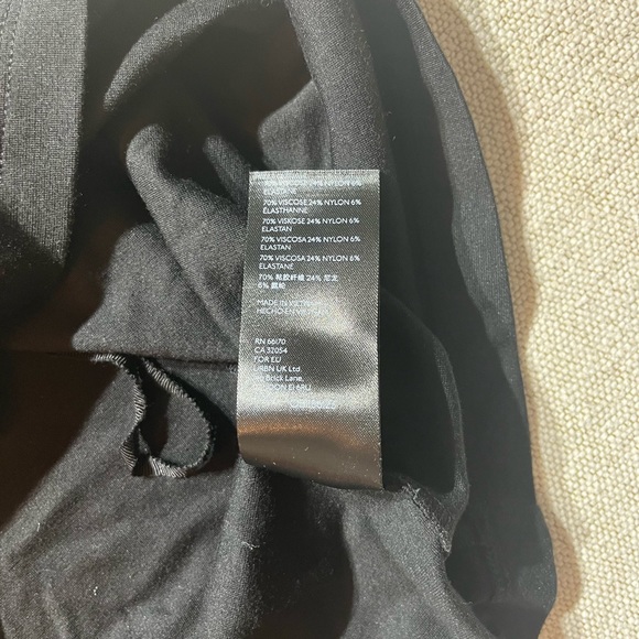 Anthropologie Sleeveless Faux Wrap Neckline Comfy Jersey Top - Picture 7 of 7